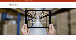 Desktop Screenshot of fronetics.com